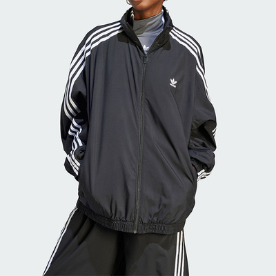 Adidas/阿迪达斯正品三叶草女子梭织宽松运动夹克外套IV9339