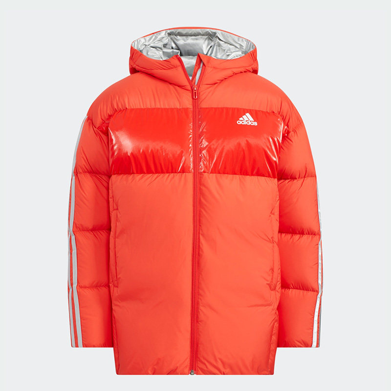 阿迪达斯儿童运动连帽保暖羽绒服