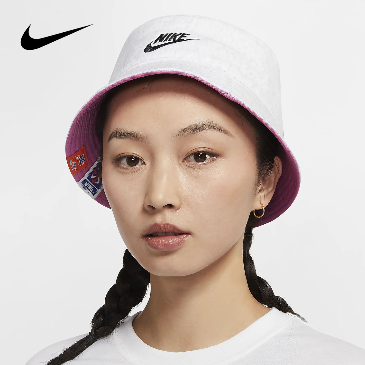 耐克正品春新款女子渔夫运动帽