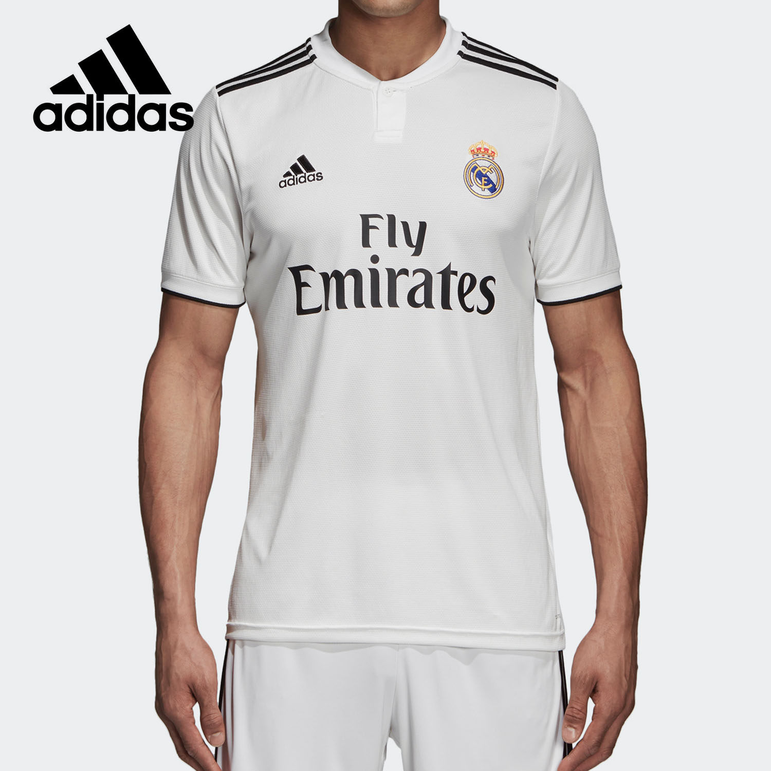 Adidas/阿迪达斯正品REAL TR JSY 皇马球迷版主场足球服T恤DH3372
