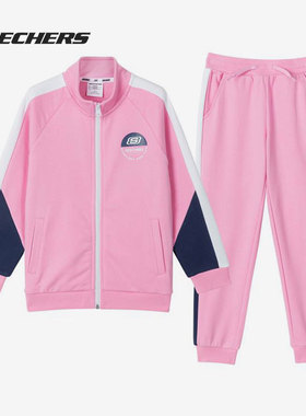 Skechers/斯凯奇正品 春季儿童潮流休闲户外两件套 L121G120