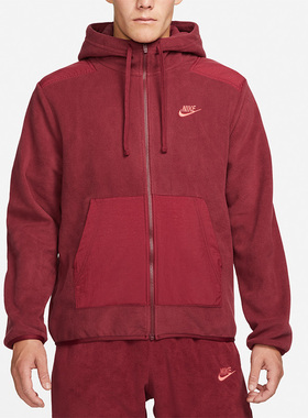 Nike/耐克正品冬季运动男子防风连帽加绒保暖夹克外套 DD4883-677