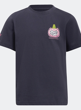 Adidas阿迪达斯正品三叶草Kevin Lyons联名小童运动短袖T恤HF7539