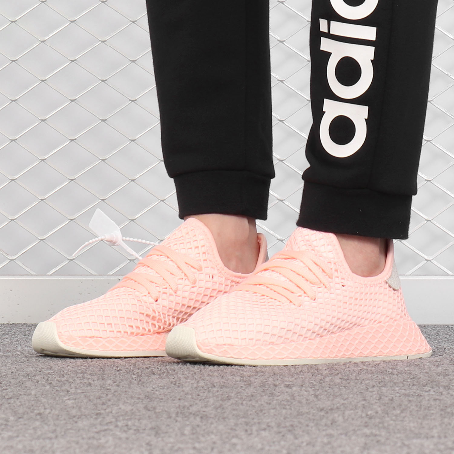 Adidas/阿迪达斯正品三叶草女子网格运动DEERUPT RUNNER W B41727-封面