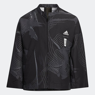 Adidas阿迪达斯正品武极系列小童新款运动休闲立领夹克外套HE0065