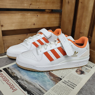 Low魔术贴男女运动板鞋 三叶草Forum GY2647 阿迪达斯正品 Adidas