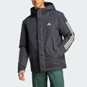 新款 冬季 男子休闲保暖连帽棉服IP2537 阿迪达斯正品 Adidas