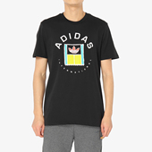 阿迪达斯正品 ONCOURT TEE Adidas 男子圆领休闲运动短袖 T恤DT8110