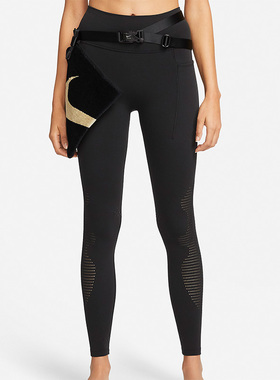 Nike/耐克正品x MMW联名时尚女子紧身训练健身运动长裤DD9428-010