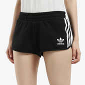 阿迪达斯正品 女子短裤 三叶草 Adidas 夏季 新款 休闲裤 EB6492