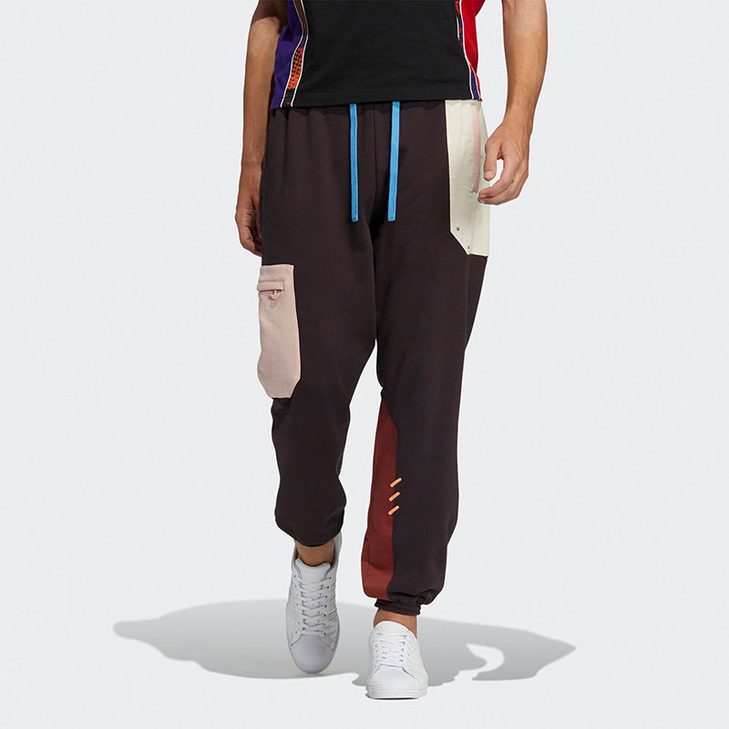 Adidas/阿迪达斯正品PANTS三叶草木偶系列男女时尚运动长裤HC0344