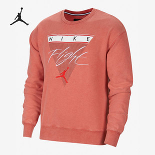 FLIGHT男印花圆领宽松保暖运动衫 JORDAN 卫衣CZ6096 耐克正品 Nike