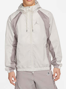 Nike/耐克正品春季新款男子休闲拼接梭织连帽夹克DJ9829-104