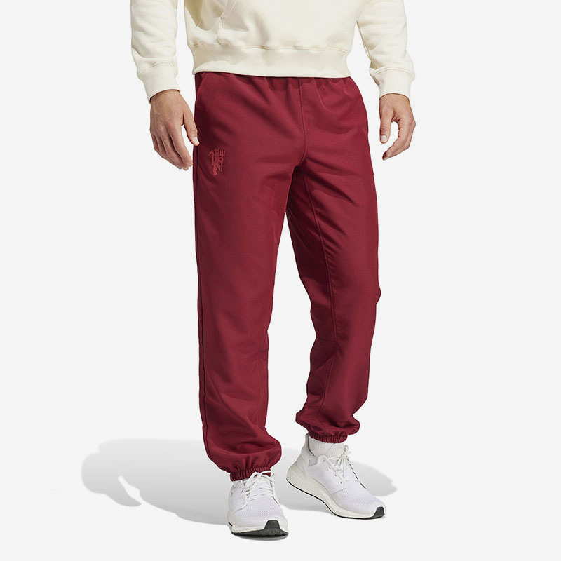 Adidas/阿迪达斯正品曼联足球休闲文化男士梭织运动裤IT9047