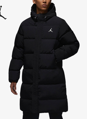 Nike/耐克正品JORDAN冬季新款男连帽中长款羽绒服FB7314-010 340