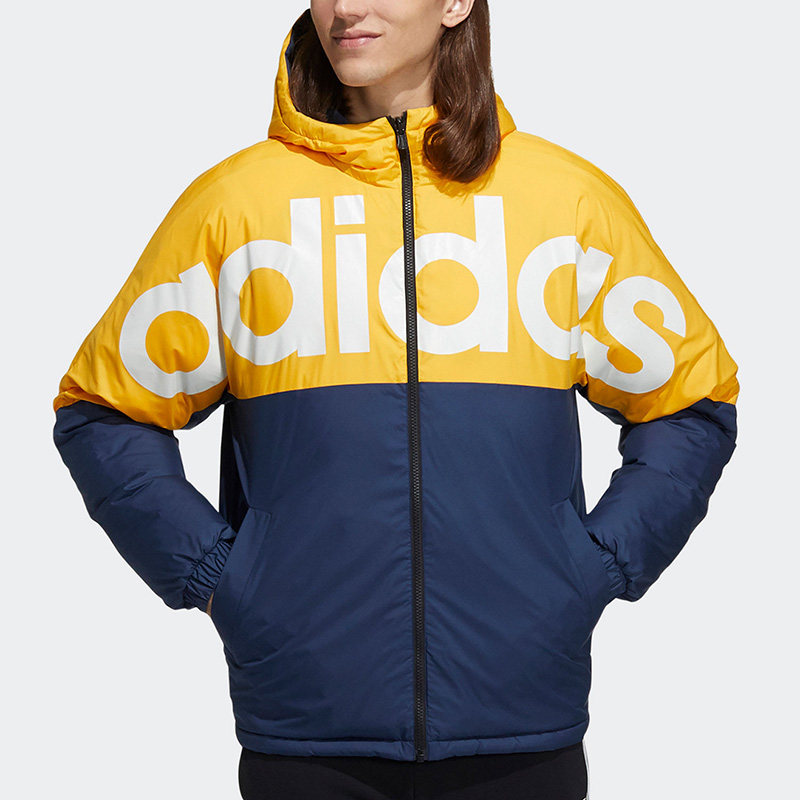 Adidas/阿迪达斯正品Neo 男女同款双面穿保暖羽绒服H45285