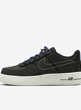 Nike/耐克正品新款AIR FORCE 1 LV8 3 GS女子大童板鞋DV1622-001