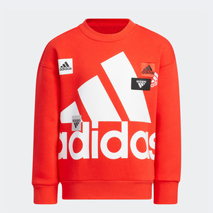 儿童加绒保暖运动卫衣 Adidas 新款 冬季 HM5202 阿迪达斯正品