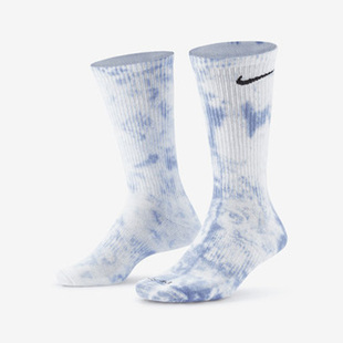 彩色扎染男女长筒休闲运动袜 Nike 新款 DM3407 耐克正品 903