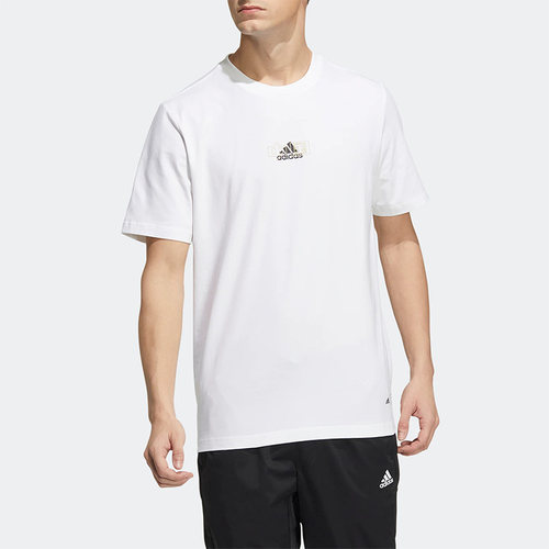 Adidas/阿迪达斯正品夏季新款男子运动休闲简约短袖T恤HS4385