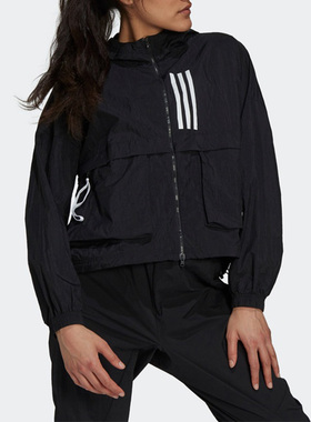 Adidas/阿迪达斯正品 春季新款女子运动休闲夹克外套 GT9754