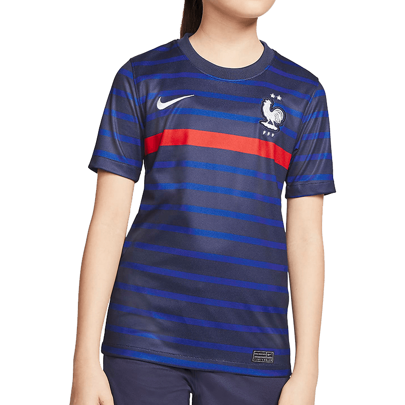 Nike/耐克正品 赛季法国队主场球迷版大童足球球衣新品CD1036