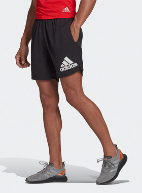 Adidas/阿迪达斯正品时尚新款RUN IT跑步男子运动短裤 H59883