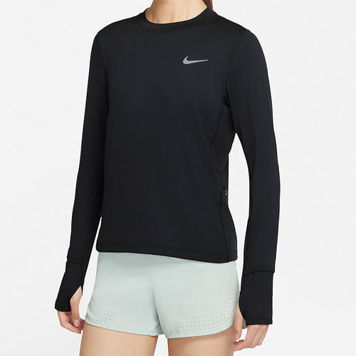 Nike/耐克正品休闲女子运动跑步透气圆领长袖T恤上衣 CU3278-010