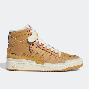 三叶草FORUM 阿迪达斯正品 GW9711 EE男女高帮板鞋 Adidas