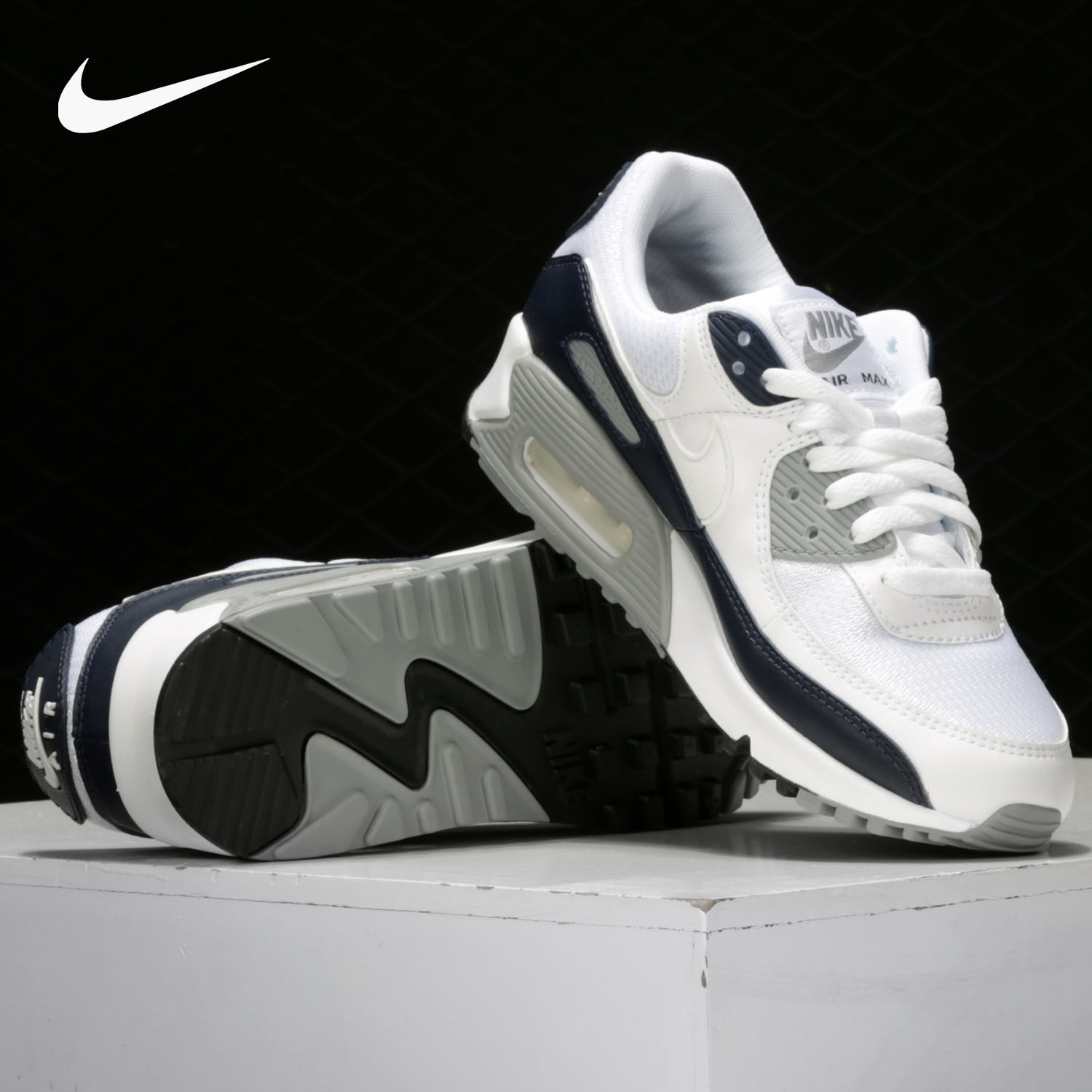 Nike耐克正品春季新款男女AirMax90气垫低帮休闲运动跑步鞋CT4352