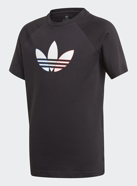 Adidas/阿迪达斯正品 新款夏季大童休闲圆领短袖运动T恤GN7434