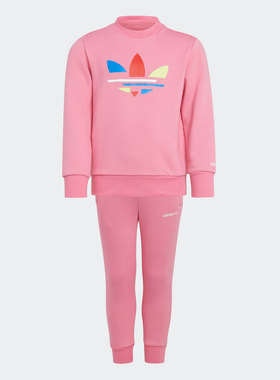 Adidas/阿迪达斯 正品 夏季新款儿童休闲运动套装 H25295