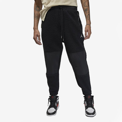 Nike/耐克正品Air Jordan男子冬加绒仿羊羔绒运动长裤 DV1570-010