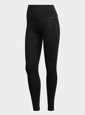 Adidas/阿迪达斯正品BT L GLAM ON T 女子训练运动紧身裤 GD1486