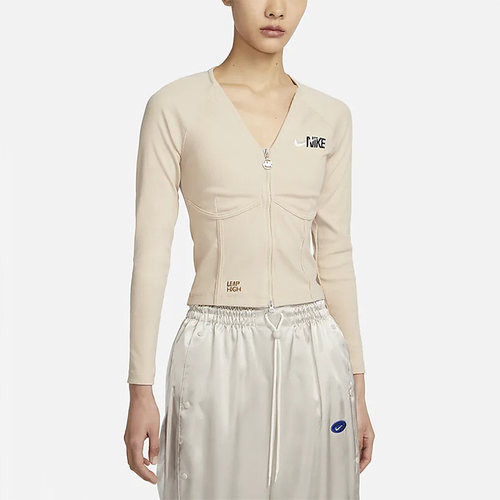 Nike/耐克正品新款女子休闲运动鱼骨开衫外套FD4797-126
