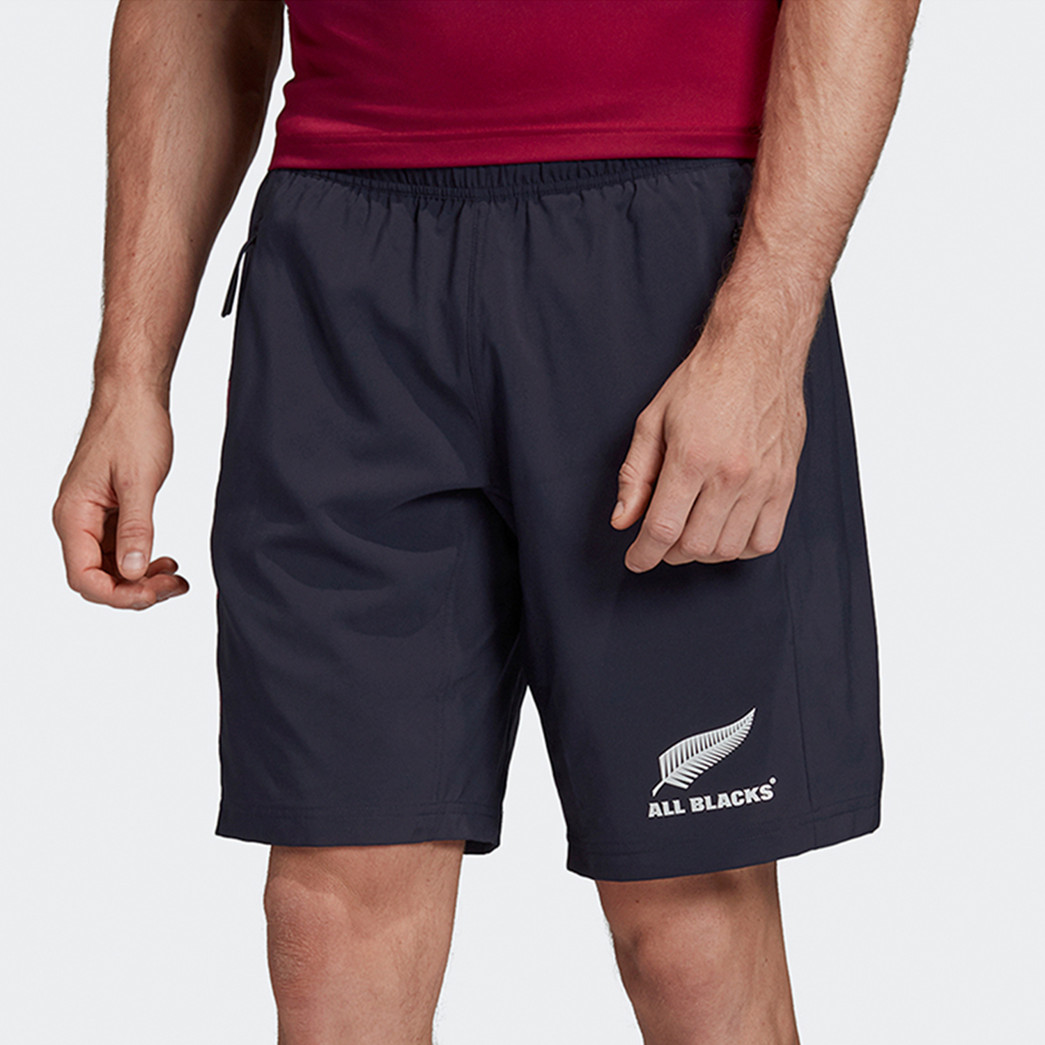 Adidas/阿迪达斯正品AB WVN S P.BLUE男橄榄球梭织运动短裤EH5577