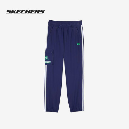 Skechers/斯凯奇正品 春季新款儿童卡通休闲运动长裤L221B131