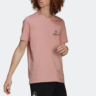 HF4910 三叶草男子圆领运动休闲宽松常规短袖 Adidas 阿迪达斯正品