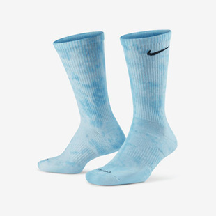 彩色扎染男女长筒运动袜两双装 Nike 新款 DM3407 耐克正品 902