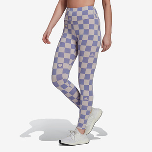 Adidas 新款 女运动休闲透气健身紧身长裤 HU0027 阿迪达斯正品