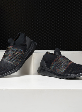 Adidas/阿迪达斯正品 UltraBOOST LACELESS 男女休闲跑步鞋B37685