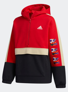 Adidas阿迪达斯正品春秋季新款大童装训练上衣运动休闲套装GP0536