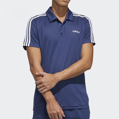 阿迪达斯正品舒适圆领轻便polo衫