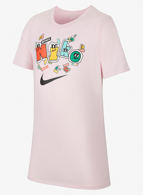 Nike/耐克 正品夏季新款大童运动宽松舒适短袖T恤 DM7923-621