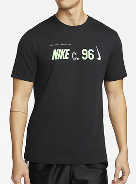 Nike/耐克正品夏季圆领印花男子运动短袖T恤 FD0053-010