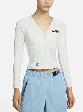 Nike/耐克正品新款女子休闲运动简约开衫外套FD4797-121