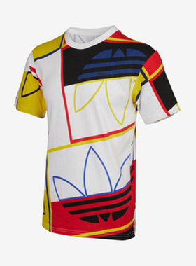Adidas/阿迪达斯正品 夏季新款男子休闲透气运动短袖 H31315