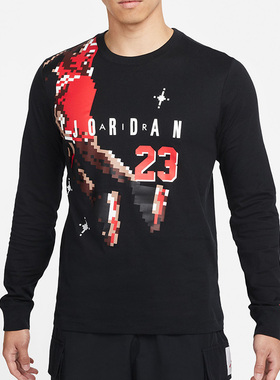 Nike/耐克 正品JORDAN 秋季新款男子舒适长袖T恤 DC9794-010