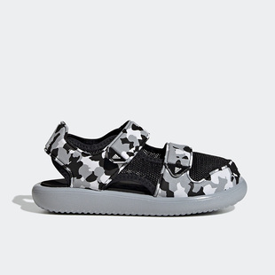 Adidas/阿迪达斯正品新款男女童网面透气包头运动休闲凉鞋 GZ1307