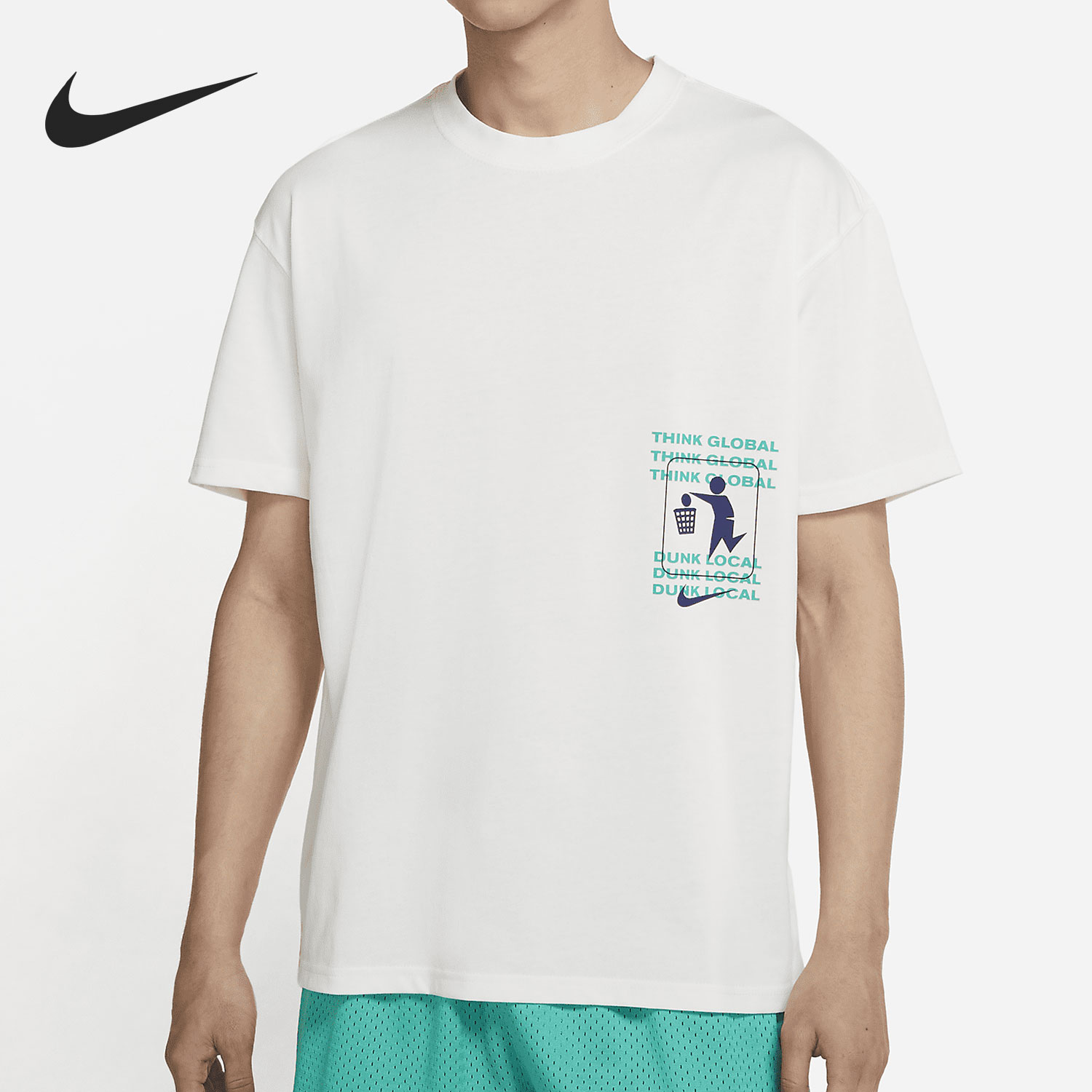 Nike/耐克正品新款男子夏季圆领潮时尚休闲运动短袖T恤DJ1577-901 运动服/休闲服装 运动T恤 原图主图